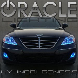 Hyundai Genesis Headlight Halo Kit - ORACLE Lighting - SMD LED - Blue - `09-`10